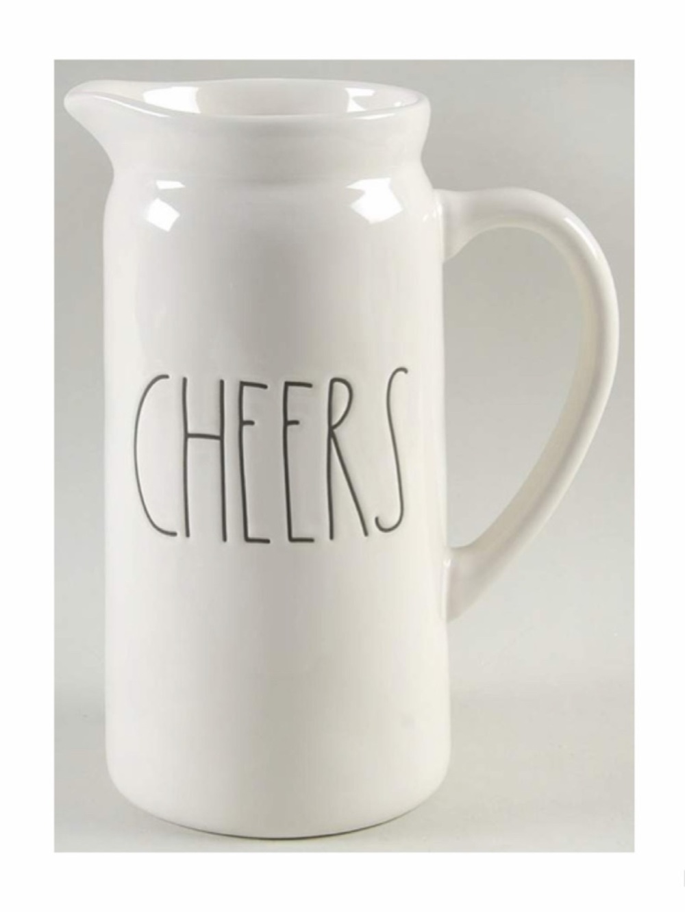 NEW Rae Dunn White Ceramic Pitcher CHEERS
Kitchen Home Decor Farmhouse